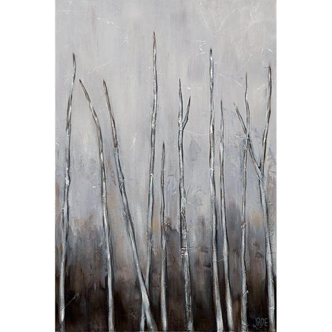 Bare Tree Tops I Gold Ornate Wood Framed Art Print with Double Matting by Reynolds, Jade