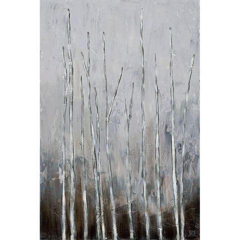Bare Tree Tops II White Modern Wood Framed Art Print by Reynolds, Jade