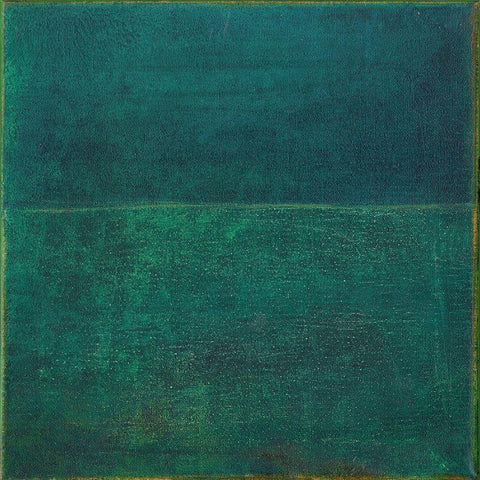 Green Zen I White Modern Wood Framed Art Print by Fuchs, Jodi