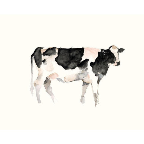 Farm Animal Study II Black Modern Wood Framed Art Print with Double Matting by Harper, Ethan