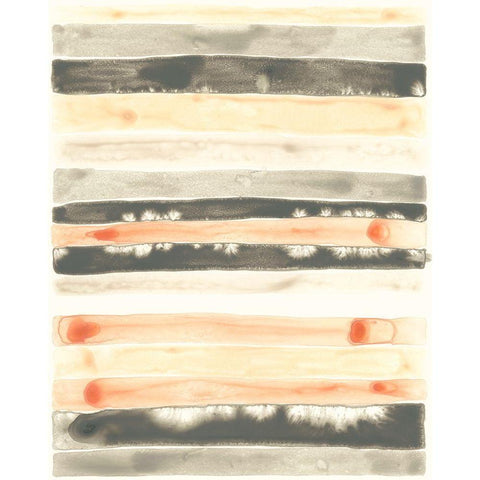 Soft Swatches II White Modern Wood Framed Art Print by Vess, June Erica