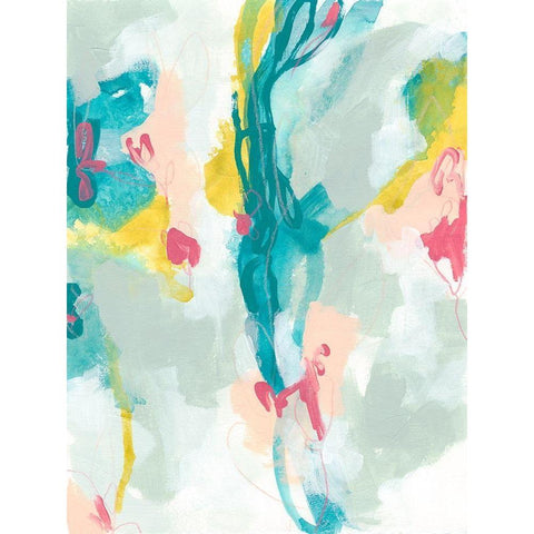 Liquid Helix II Black Modern Wood Framed Art Print with Double Matting by Vess, June Erica