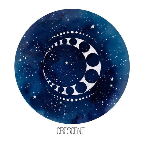 Celestial Orb I White Modern Wood Framed Art Print by Popp, Grace