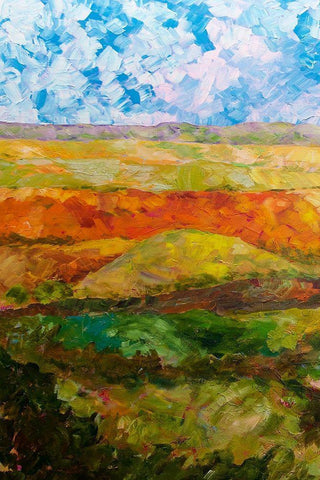 Canyon Ridge I Black Ornate Wood Framed Art Print with Double Matting by Friedlander, Allen