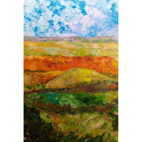 Canyon Ridge I Black Modern Wood Framed Art Print by Friedlander, Allen