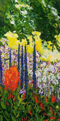 Under the Branch I White Modern Wood Framed Art Print with Double Matting by Friedlander, Allen