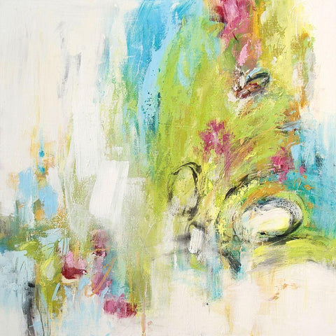 Wish You Were Here I Black Modern Wood Framed Art Print by Bothne, Janet