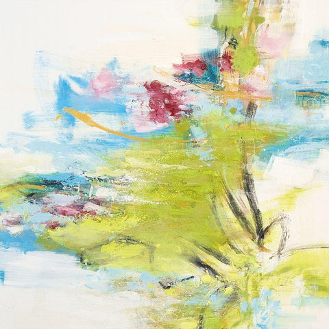 Wish You Were Here II Black Modern Wood Framed Art Print with Double Matting by Bothne, Janet