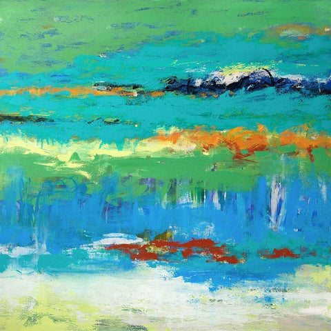 Moreover White Modern Wood Framed Art Print with Double Matting by Bothne, Janet