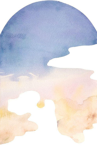 Cross Country Abstraction IV Black Ornate Wood Framed Art Print with Double Matting by Chabot, Natasha