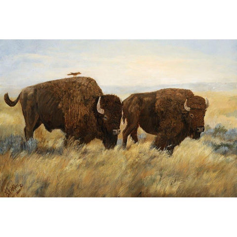 Hitchhiker I Black Modern Wood Framed Art Print with Double Matting by Winkler, Kathy