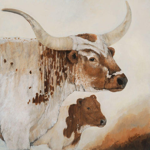 Because Youre Mine White Modern Wood Framed Art Print by Winkler, Kathy