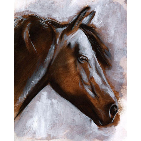 Mane Attraction II Black Modern Wood Framed Art Print by Parker, Jennifer Paxton