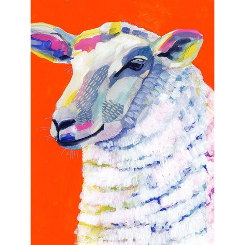 Animal Party II Gold Ornate Wood Framed Art Print with Double Matting by Borges, Victoria