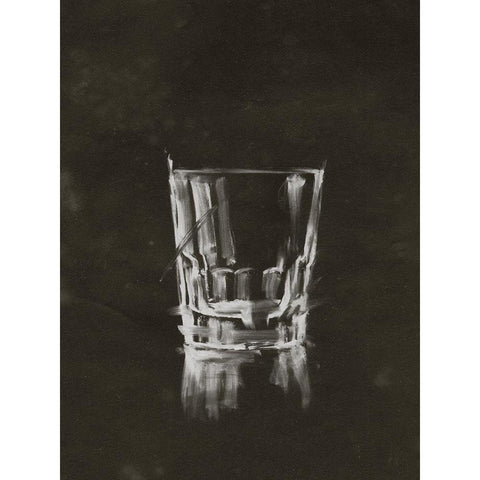 Crystal Barware VI Black Modern Wood Framed Art Print with Double Matting by Harper, Ethan