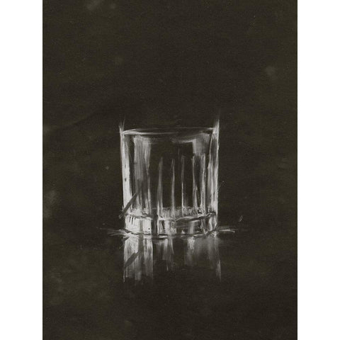 Crystal Barware VII Black Modern Wood Framed Art Print with Double Matting by Harper, Ethan