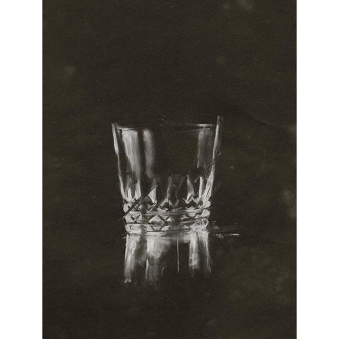 Crystal Barware VIII Black Modern Wood Framed Art Print with Double Matting by Harper, Ethan