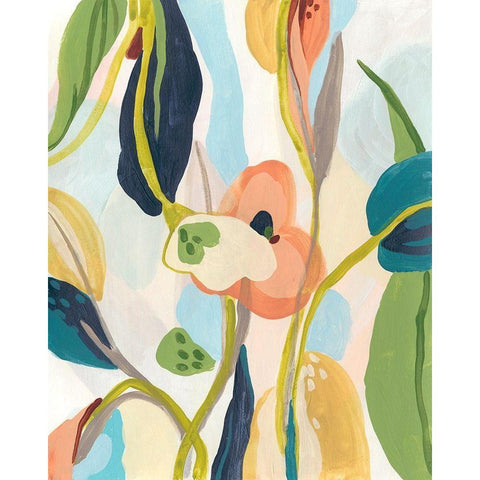 Jungle Jewels III Gold Ornate Wood Framed Art Print with Double Matting by Vess, June Erica