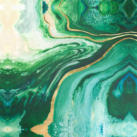 Embellished Amazonian I Black Modern Wood Framed Art Print by Ludwig, Alicia