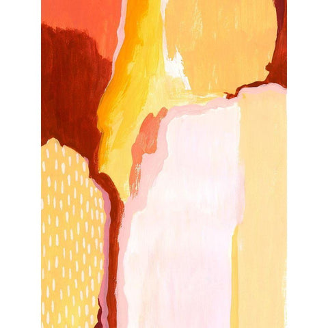 Liquid Sun I Black Modern Wood Framed Art Print by Popp, Grace