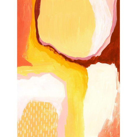Liquid Sun II Black Modern Wood Framed Art Print with Double Matting by Popp, Grace