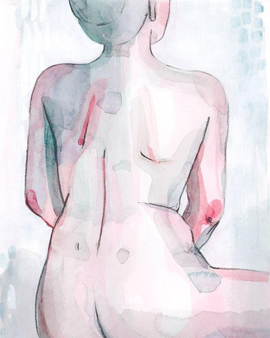 Mystic Muse II White Modern Wood Framed Art Print with Double Matting by Popp, Grace
