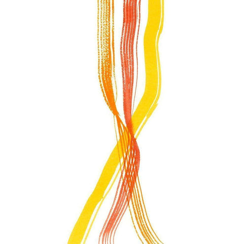 Ribboned III White Modern Wood Framed Art Print by Ludwig, Alicia