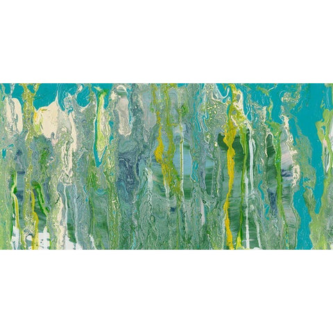 Molten Glass I White Modern Wood Framed Art Print by Ludwig, Alicia