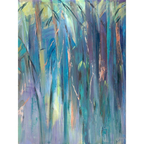 Pastel Jungle Spectrum II Gold Ornate Wood Framed Art Print with Double Matting by Wilkins, Suzanne