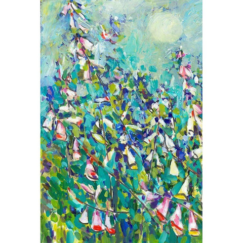 Joy in the Garden I Black Modern Wood Framed Art Print with Double Matting by Grim, Tara Funk