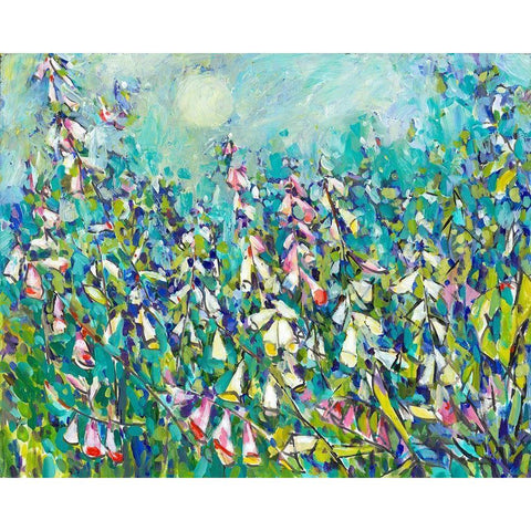 Joy in the Garden III Gold Ornate Wood Framed Art Print with Double Matting by Grim, Tara Funk