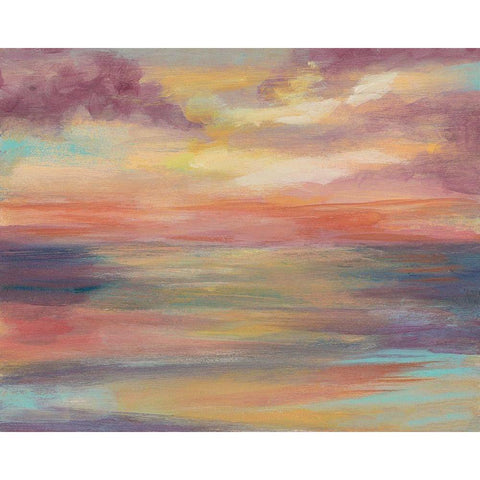 Sunset Light III Gold Ornate Wood Framed Art Print with Double Matting by Goldberger, Jennifer