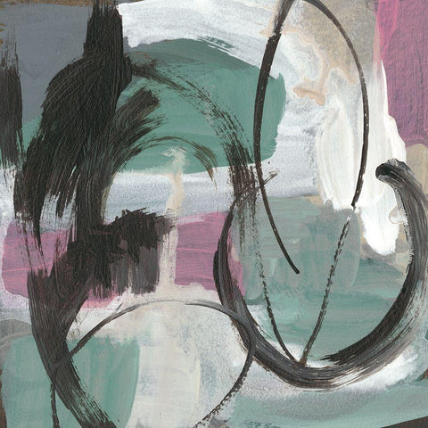 Uncharted Territory VI White Modern Wood Framed Art Print by Zarris, Chariklia