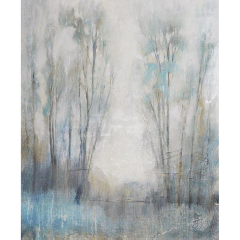 Through the Clearing III White Modern Wood Framed Art Print by OToole, Tim