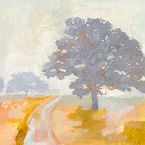 Sylvan Path II Black Modern Wood Framed Art Print by Borges, Victoria