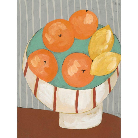 Modern Fruit IV White Modern Wood Framed Art Print by Zarris, Chariklia