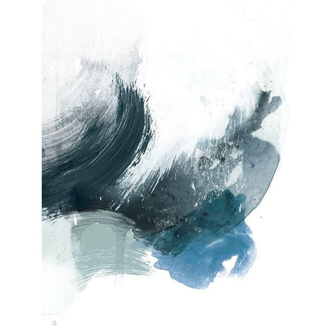 Coastal Crush II Gold Ornate Wood Framed Art Print with Double Matting by Borges, Victoria