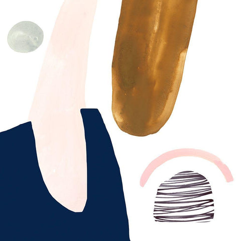 Double Scoop II Black Ornate Wood Framed Art Print with Double Matting by Borges, Victoria