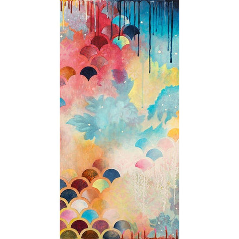 Etiquette II Black Modern Wood Framed Art Print by Robinson, Heather