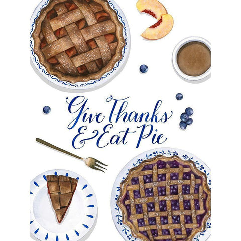 Sweet As Pie II White Modern Wood Framed Art Print by Popp, Grace