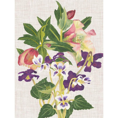 April in Paris IV White Modern Wood Framed Art Print by Miller, Dianne