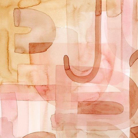 Build Up III White Modern Wood Framed Art Print by Popp, Grace