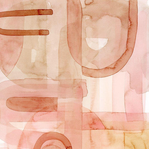 Build Up IV White Modern Wood Framed Art Print by Popp, Grace