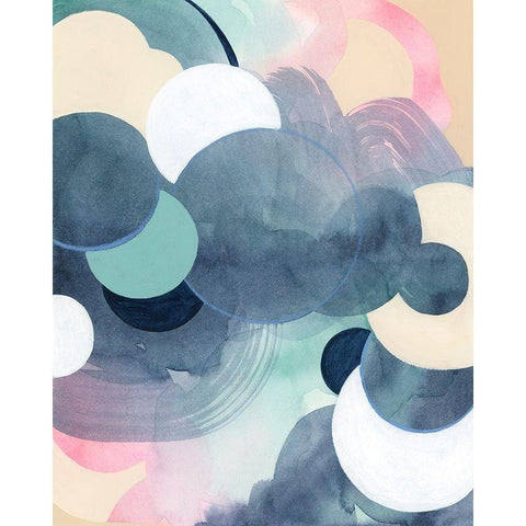 Ocular Prism I White Modern Wood Framed Art Print by Popp, Grace