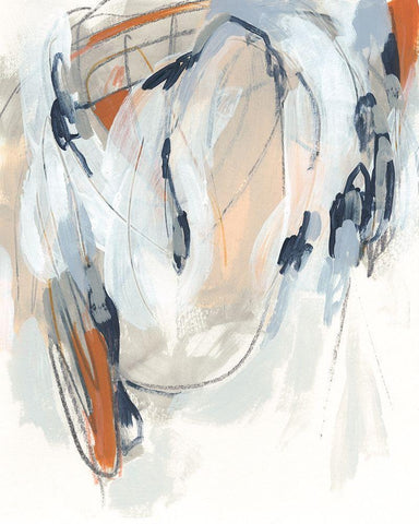Obfuscation II White Modern Wood Framed Art Print with Double Matting by Vess, June Erica