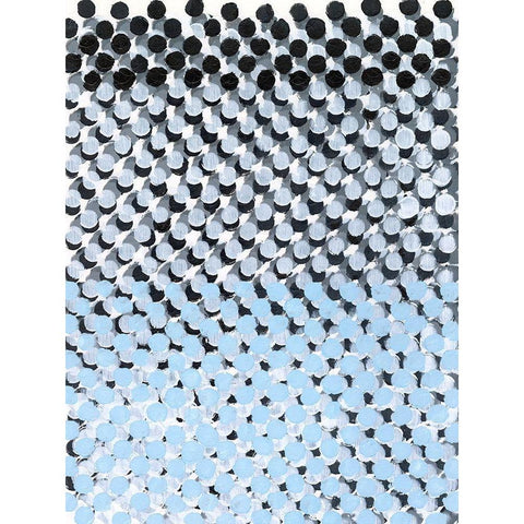Perforation I Black Modern Wood Framed Art Print by Lam, Vanna