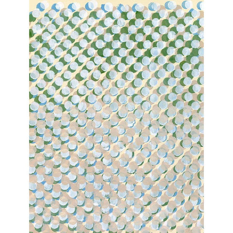 Perforation IV Black Modern Wood Framed Art Print with Double Matting by Lam, Vanna