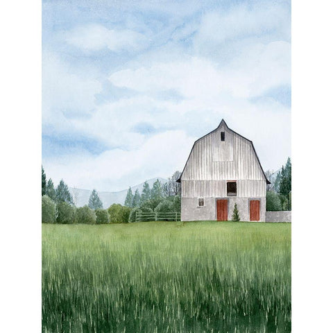 Northern Acreage I Black Modern Wood Framed Art Print by Popp, Grace