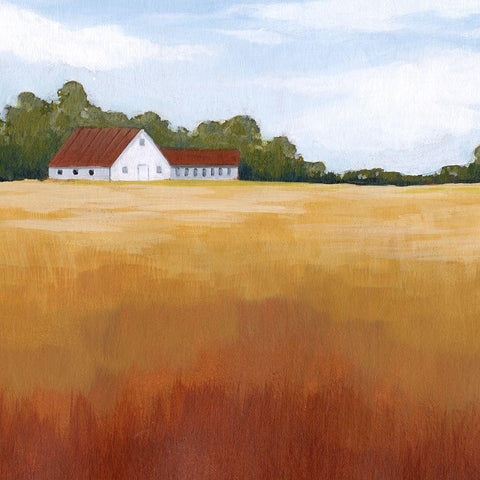 Prairie Premise I White Modern Wood Framed Art Print by Popp, Grace