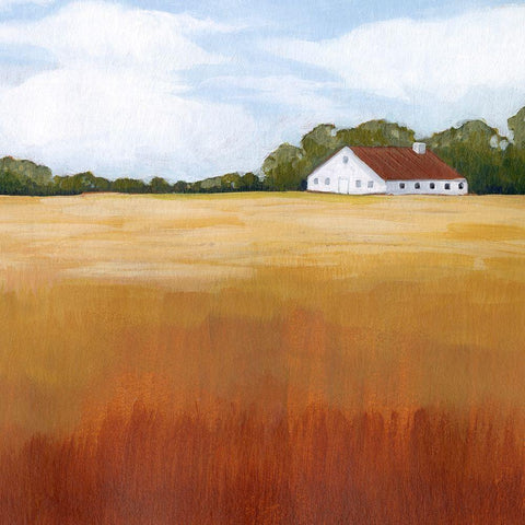 Prairie Premise II Gold Ornate Wood Framed Art Print with Double Matting by Popp, Grace